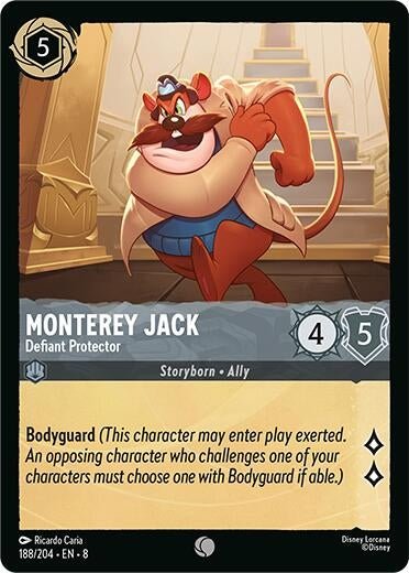 Ravensburger Monterey Jack - Defiant Protector (188/204) (Reign of Jafar) by LAB7 Malta, Europe