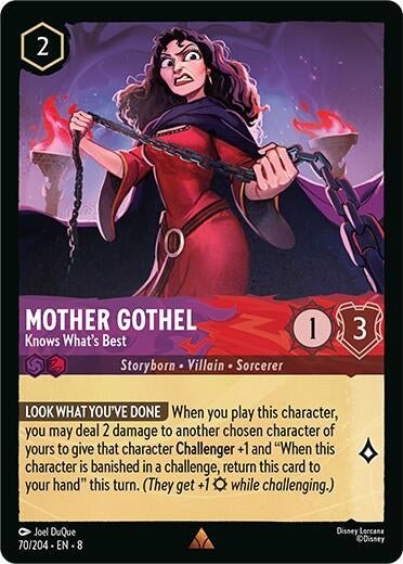 Ravensburger Mother Gothel - Knows What's Best (70/204) (Reign of Jafar) by LAB7 Malta, Europe