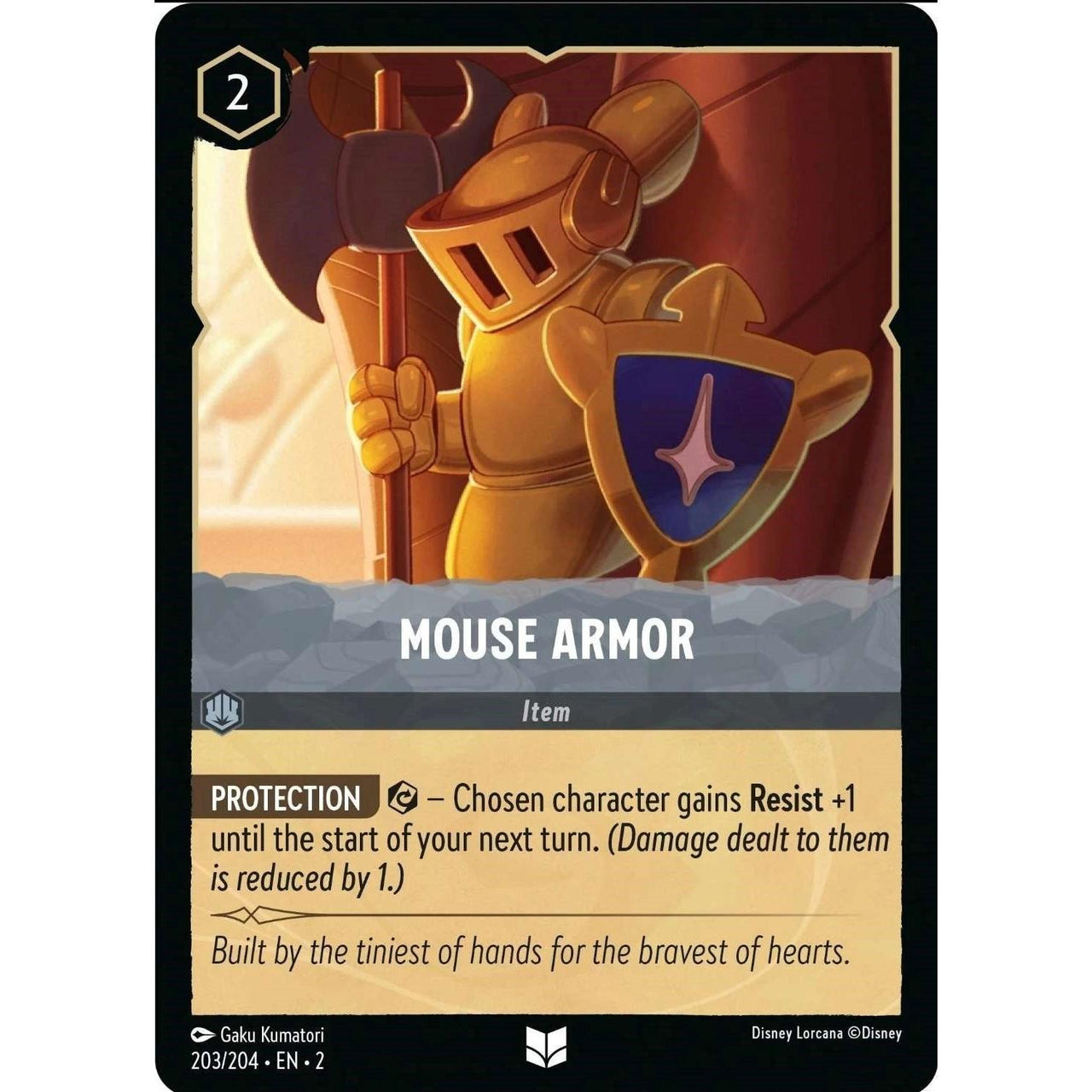 Ravensburger Mouse Armor (203/204) (Rise of the Floodborn) by LAB7 Malta, Europe