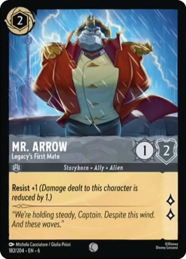 Ravensburger Mr. Arrow - Legacy's First Mate (182/204) (Azurite Sea) by LAB7 Malta, Europe