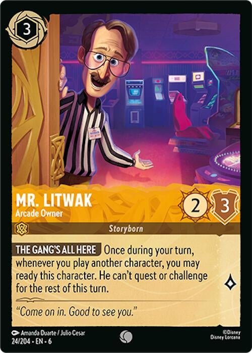 Ravensburger Mr. Litwak - Arcade Owner (24/204) (Azurite Sea) by LAB7 Malta, Europe