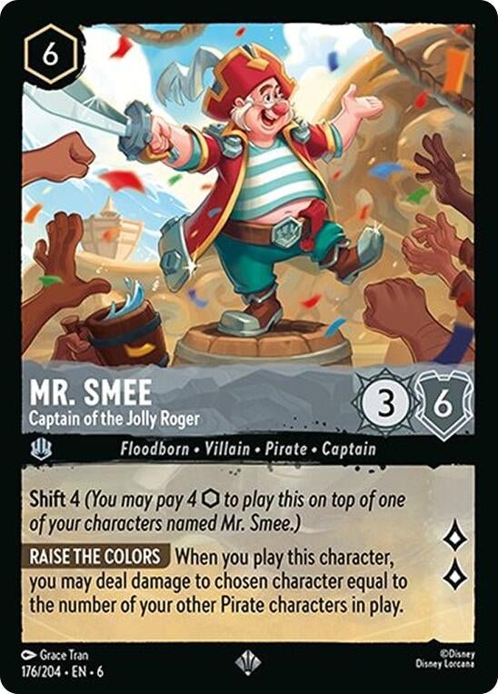 Ravensburger Mr. Smee - Captain of the Jolly Roger (176/204) (Azurite Sea) by LAB7 Malta, Europe