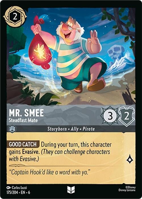 Ravensburger Mr. Smee - Steadfast Mate (175/204) (Azurite Sea) by LAB7 Malta, Europe