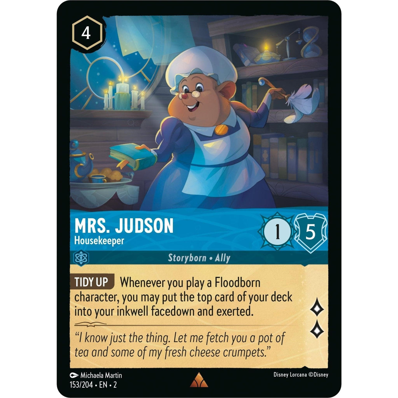 Ravensburger Mrs. Judson - Housekeeper (153/204) (Rise of the Floodborn) by LAB7 Malta, Europe