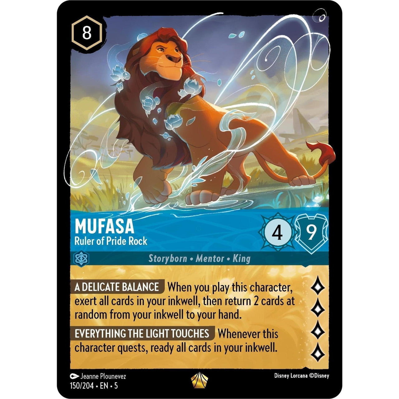 Ravensburger Mufasa - Ruler of Pride Rock (150/204) (Shimmering Skies) by LAB7 Malta, Europe