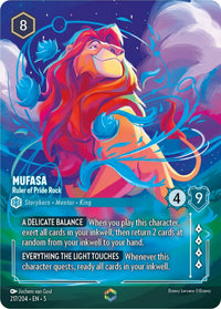 Ravensburger Mufasa - Ruler of Pride Rock (Enchanted) (217/204) (Shimmering Skies) by LAB7 Malta, Europe