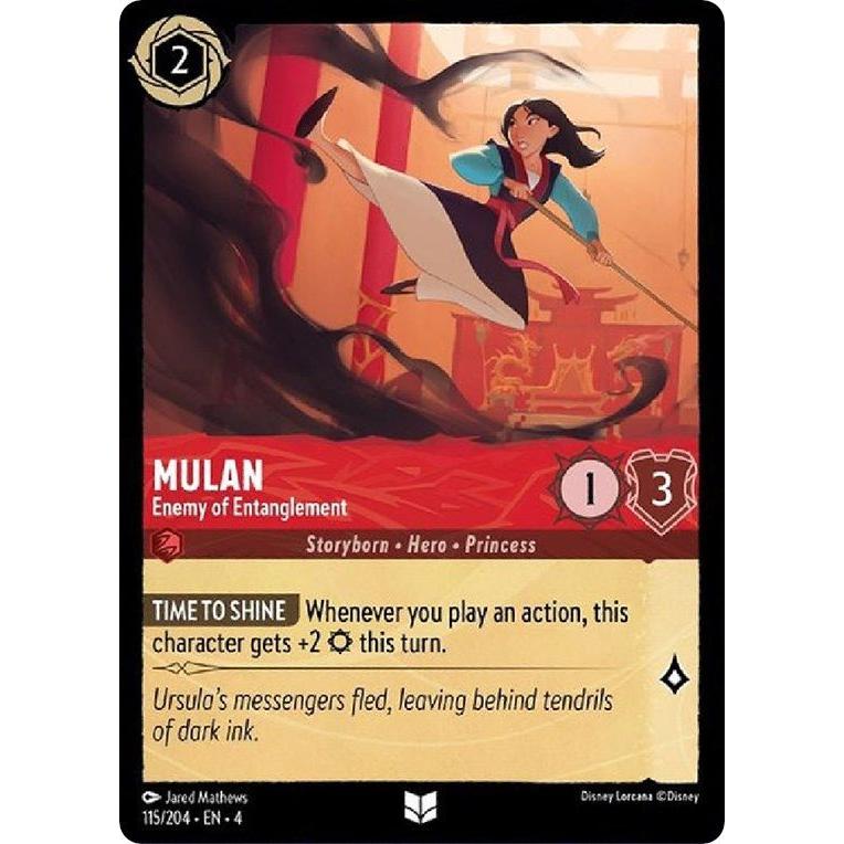 Ravensburger Mulan - Enemy of Entanglement (115/204) (Ursula's Return) by LAB7 Malta, Europe