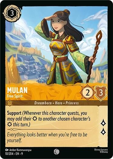 Ravensburger Mulan - Free Spirit (10/204) (Fabled) by LAB7 Malta, Europe