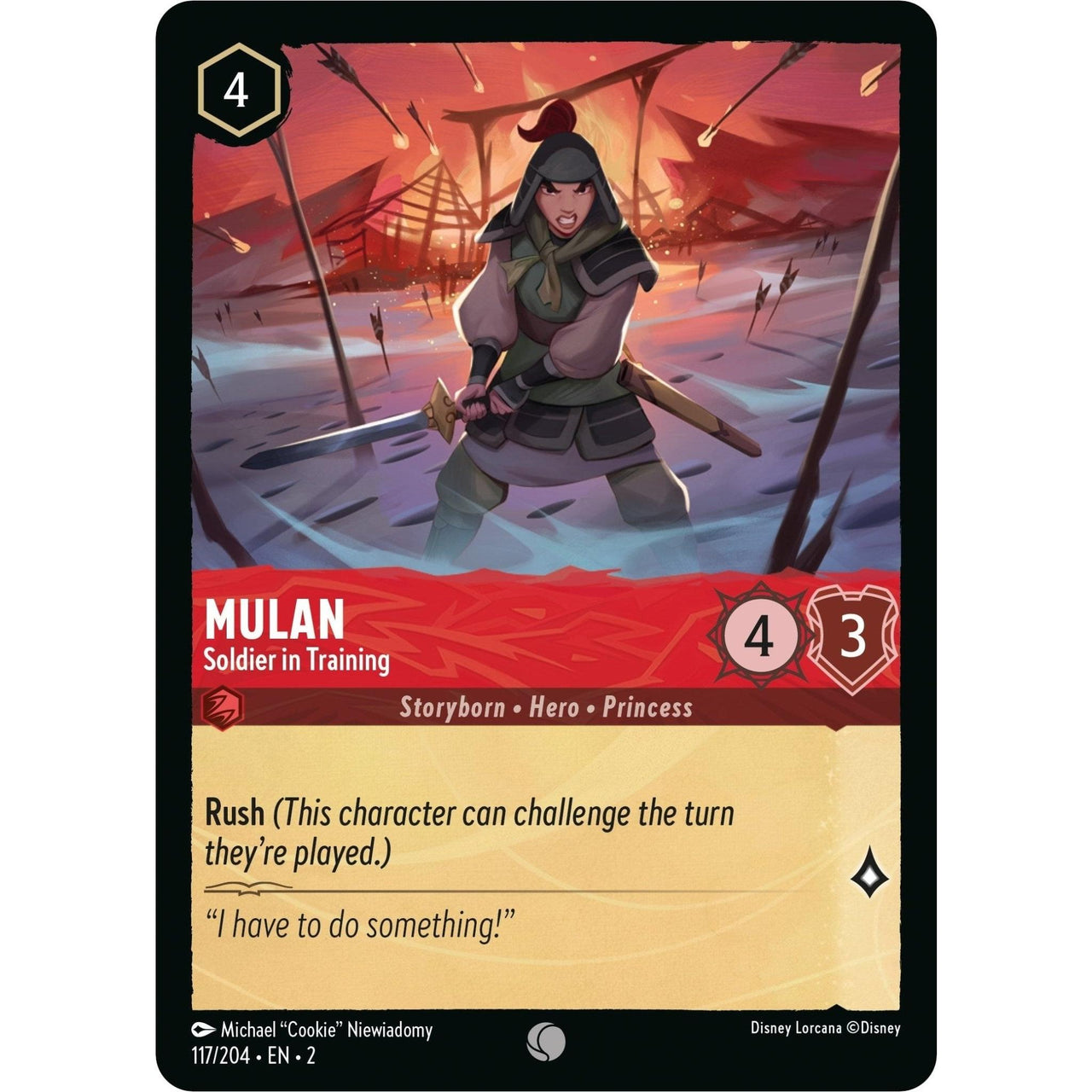 Ravensburger Mulan - Soldier in Training (117/204) (Rise of the Floodborn) by LAB7 Malta, Europe