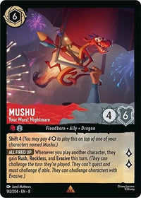 Ravensburger Mushu - Your Worst Nightmare (142/204) (Reign of Jafar) by LAB7 Malta, Europe