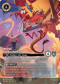 Ravensburger Mushu - Your Worst Nightmare (Enchanted) (218/204) (Reign of Jafar) by LAB7 Malta, Europe