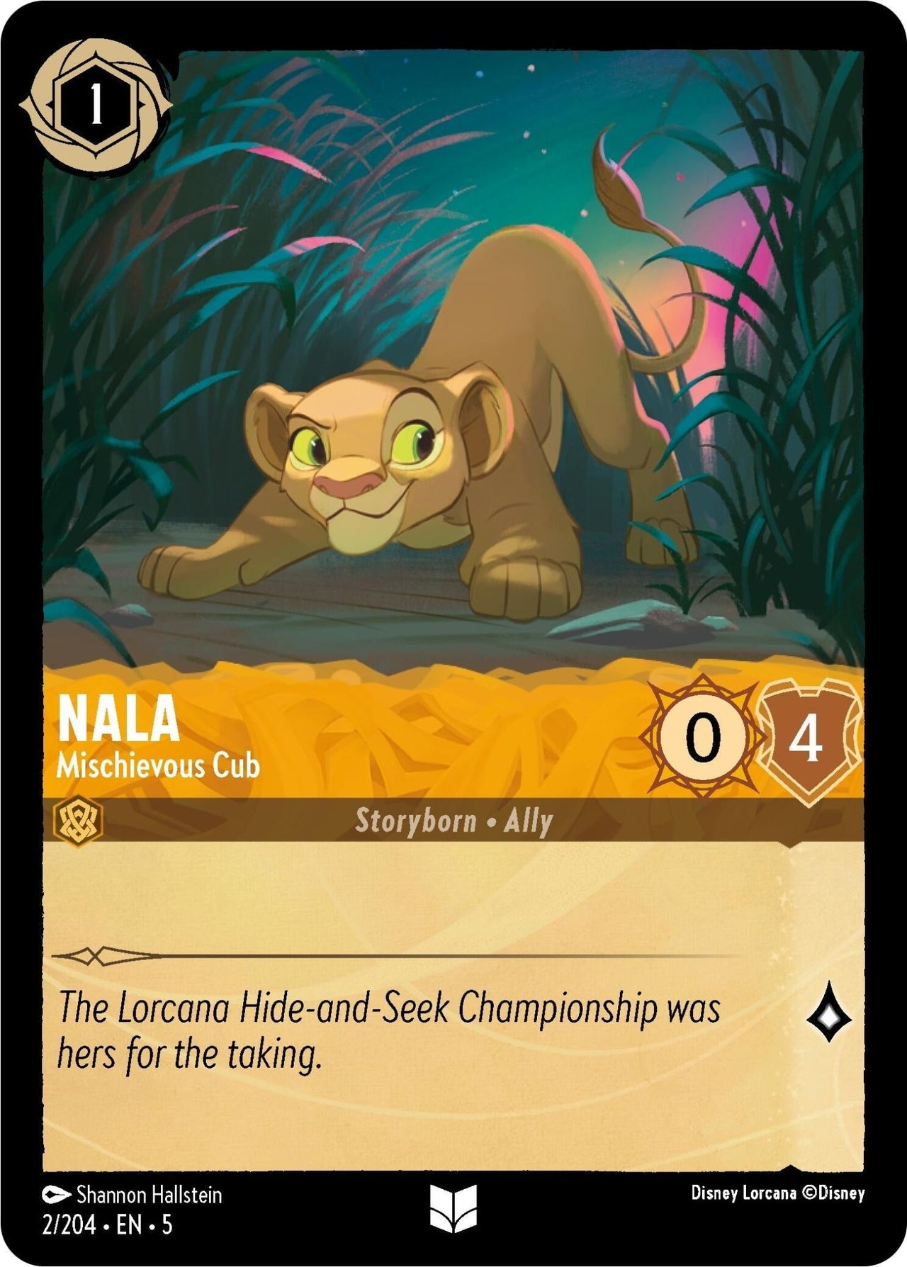 Ravensburger Nala - Mischievous Cub (2/204) (Shimmering Skies) by LAB7 Malta, Europe