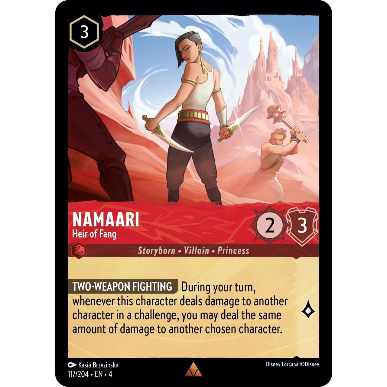 Ravensburger Namaari - Heir of Fang (117/204) (Ursula's Return) by LAB7 Malta, Europe