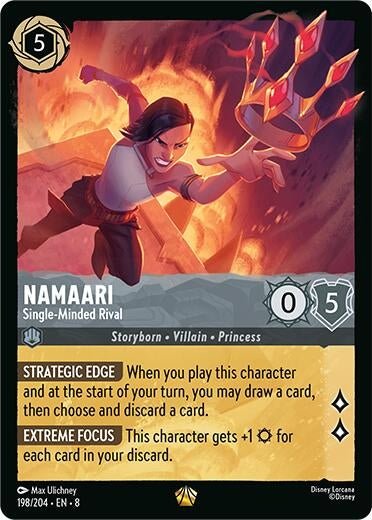 Ravensburger Namaari - Single - Minded Rival (198/204) (Reign of Jafar) by LAB7 Malta, Europe