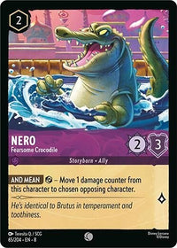 Ravensburger Nero - Fearsome Crocodile (65/204) (Reign of Jafar) by LAB7 Malta, Europe