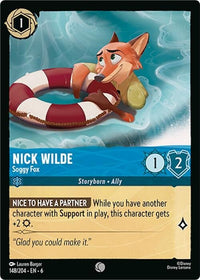 Ravensburger Nick Wilde - Soggy Fox (148/204) (Azurite Sea) by LAB7 Malta, Europe