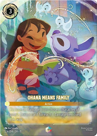 Disney Lorcana Ohana Means Family (Enchanted) (224/204) by LAB7 Malta, Europe