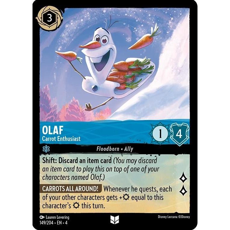 Ravensburger Olaf - Carrot Enthusiast (149/204) (Ursula's Return) by LAB7 Malta, Europe