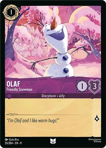Ravensburger Olaf - Friendly Snowman (55/204) (Fabled) by LAB7 Malta, Europe