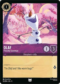Ravensburger Olaf - Friendly Snowman (55/204) (Fabled) by LAB7 Malta, Europe