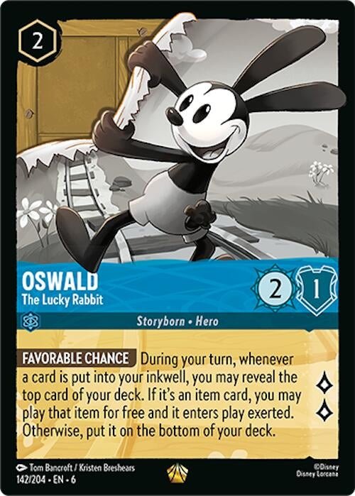 Ravensburger Oswald - The Lucky Rabbit (142/204) (Azurite Sea) by LAB7 Malta, Europe
