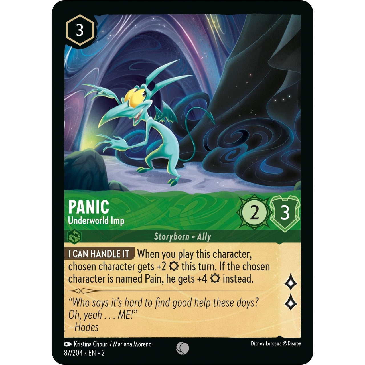 Ravensburger Panic - Underworld Imp (87/204) (Rise of the Floodborn) by LAB7 Malta, Europe
