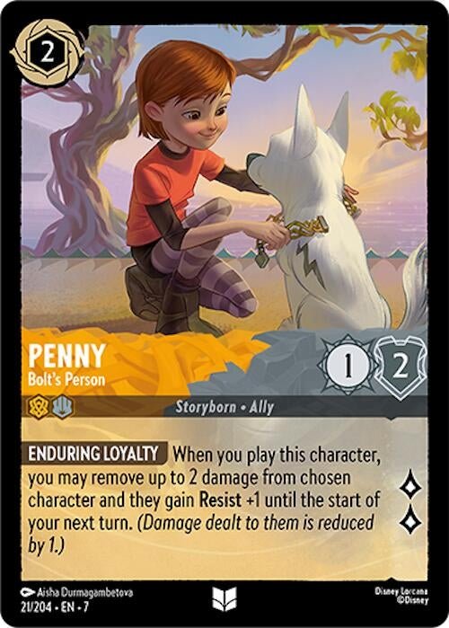 Ravensburger Penny - Bolt's Person (21/204) (Archazia's Island) by LAB7 Malta, Europe