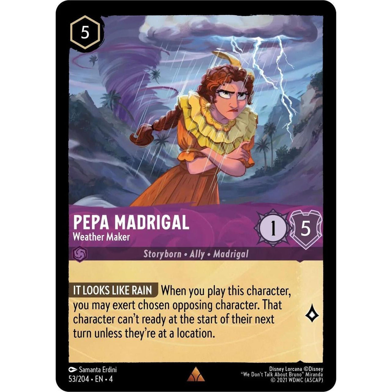 Ravensburger Pepa Madrigal - Weather Maker (53/204) (Ursula's Return) by LAB7 Malta, Europe