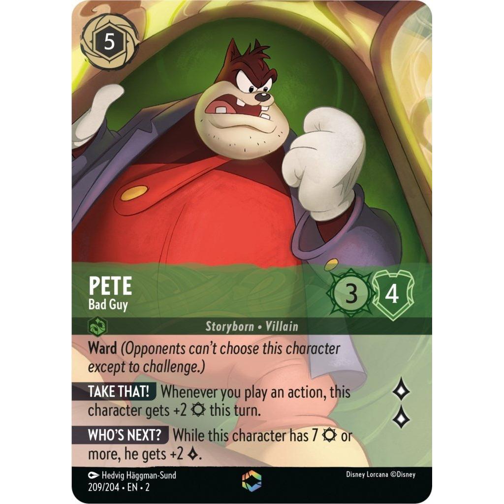 Ravensburger Pete - Bad Guy (Enchanted) (209/204) (Rise of the Floodborn) by LAB7 Malta, Europe