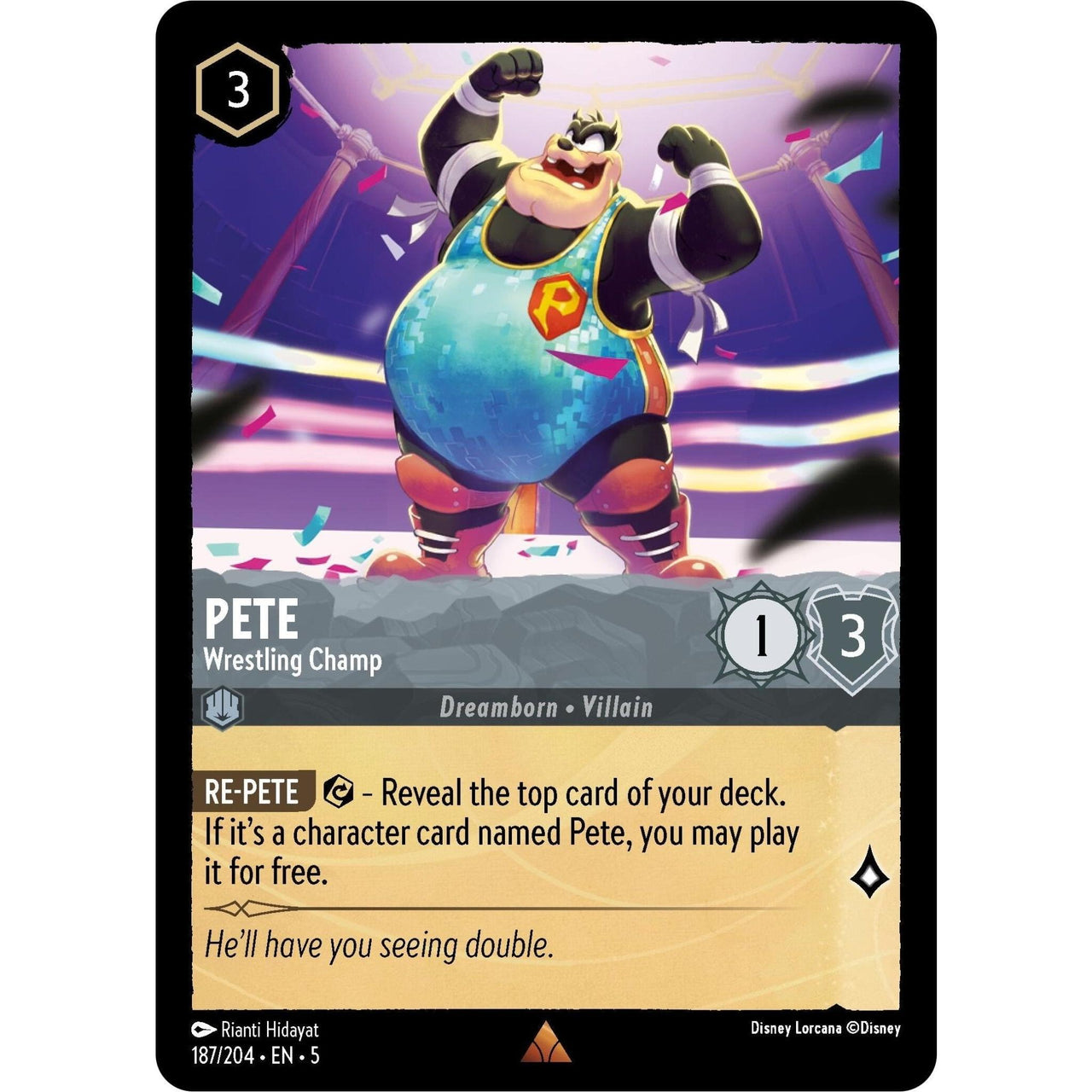Ravensburger Pete - Wrestling Champ (187/204) (Shimmering Skies) by LAB7 Malta, Europe