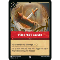 Ravensburger Peter Pan's Dagger (135/204) (Rise of the Floodborn) by LAB7 Malta, Europe