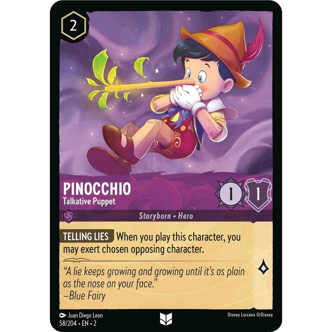 Ravensburger Pinocchio - Talkative Puppet (58/204) (Rise of the Floodborn) by LAB7 Malta, Europe