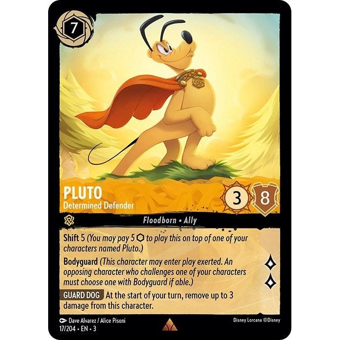 Ravensburger Pluto - Determined Defender (17/204) (Into the Inklands) by LAB7 Malta, Europe