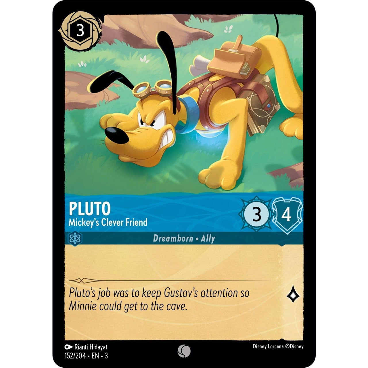 Ravensburger Pluto - Mickey's Clever Friend (152/204) (Into the Inklands) by LAB7 Malta, Europe