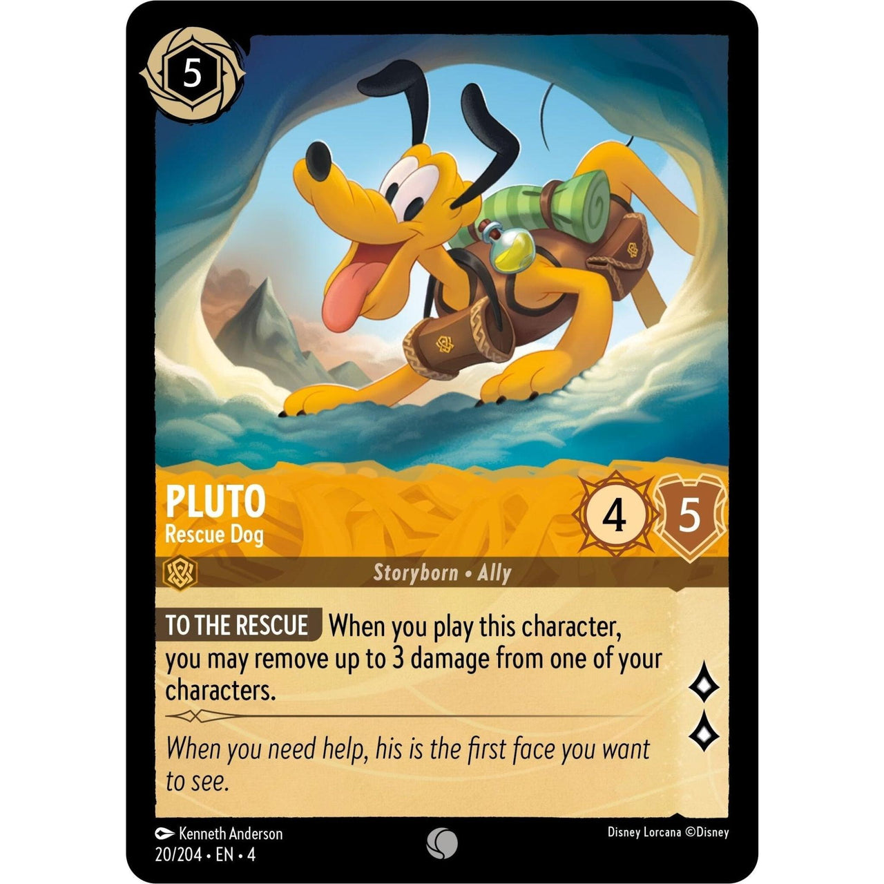 Ravensburger Pluto - Rescue Dog (20/204) (Ursula's Return) by LAB7 Malta, Europe