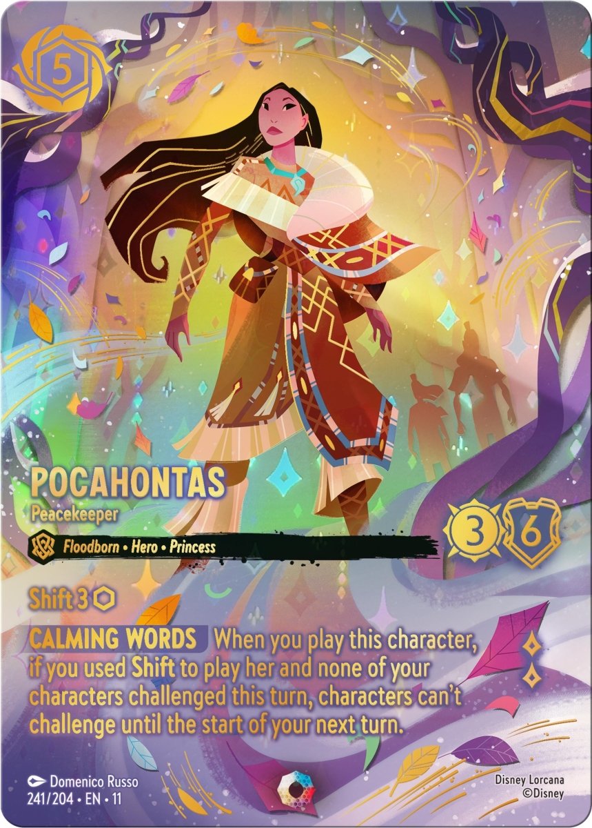 Disney Lorcana Pocahontas - Peacekeeper (Iconic) (241/204) by LAB7 Malta, Europe