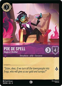 Ravensburger Poe De Spell - Magica's Brother (58/204) (Reign of Jafar) by LAB7 Malta, Europe