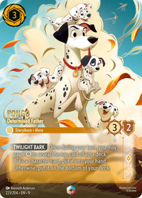 Ravensburger Pongo - Determined Father (Enchanted) (223/204) (Fabled) by LAB7 Malta, Europe