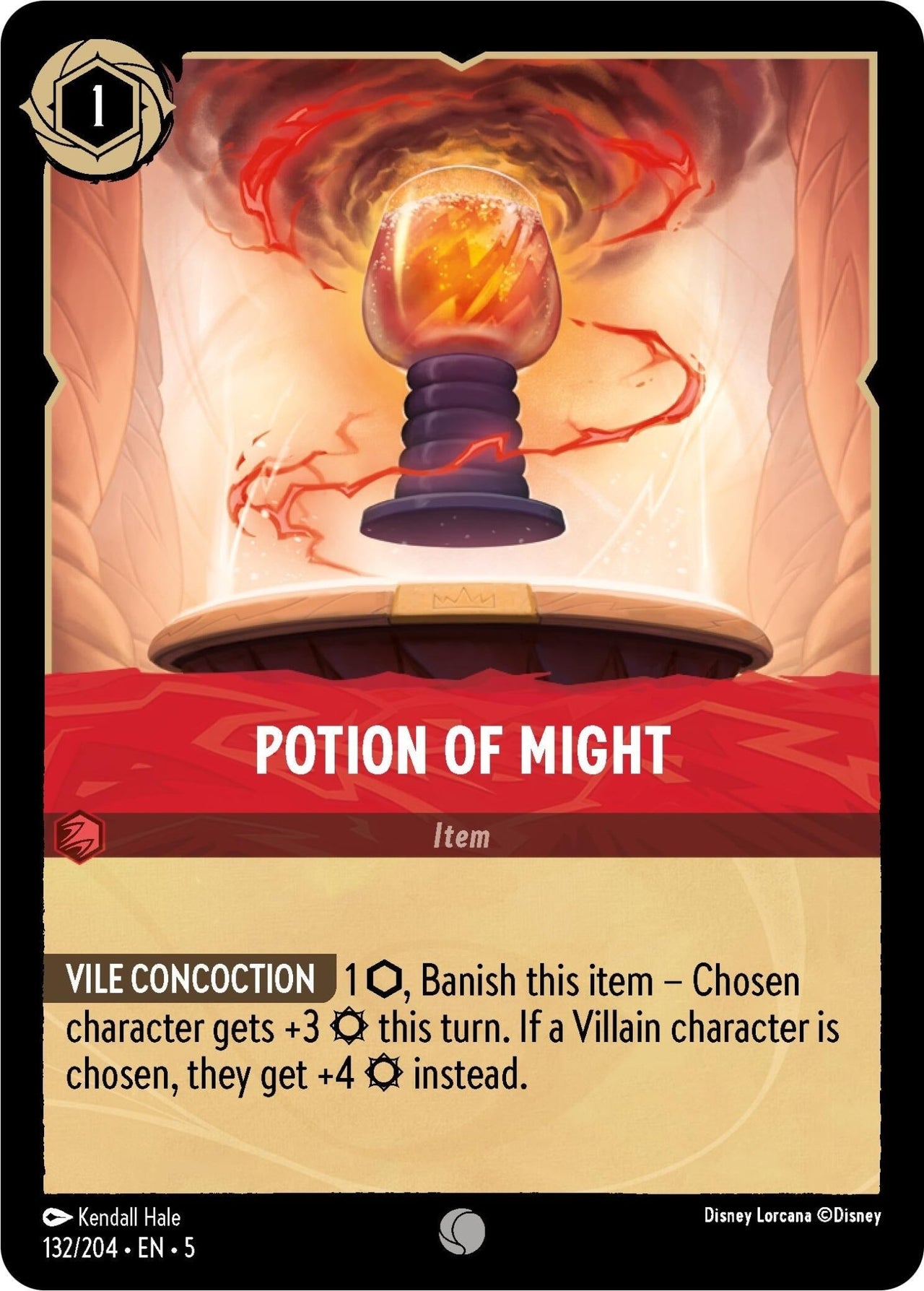 Ravensburger Potion of Might (132/204) (Shimmering Skies) by LAB7 Malta, Europe
