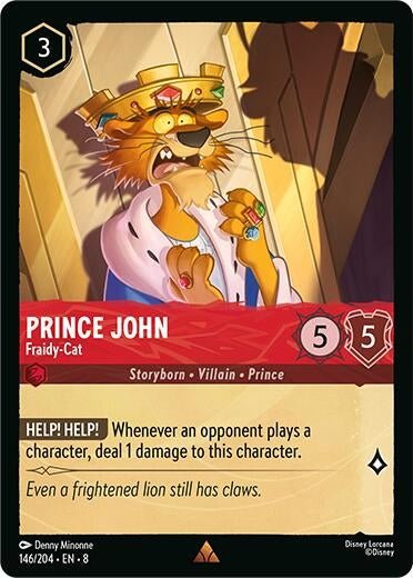 Ravensburger Prince John - Fraidy - Cat (146/204) (Reign of Jafar) by LAB7 Malta, Europe