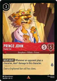 Ravensburger Prince John - Fraidy - Cat (146/204) (Reign of Jafar) by LAB7 Malta, Europe