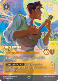 Ravensburger Prince Naveen - Ukulele Player (Enchanted) (205/204) (Shimmering Skies) by LAB7 Malta, Europe
