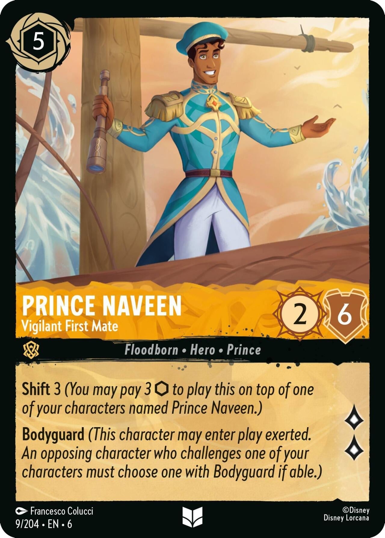 Ravensburger Prince Naveen - Vigilant First Mate (9/204) (Azurite Sea) by LAB7 Malta, Europe