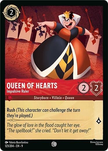 Ravensburger Queen of Hearts - Impulsive Ruler (123/204) (Fabled) by LAB7 Malta, Europe