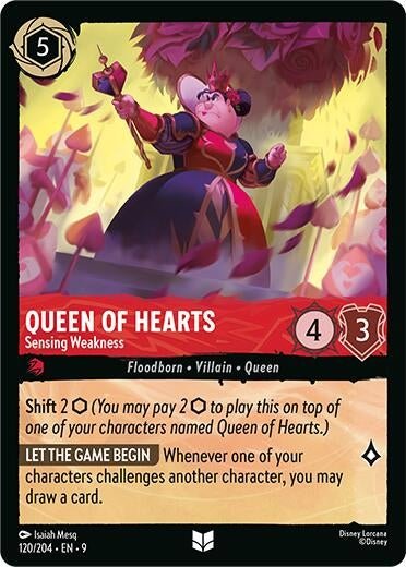 Ravensburger Queen of Hearts - Sensing Weakness (120/204) (Fabled) by LAB7 Malta, Europe