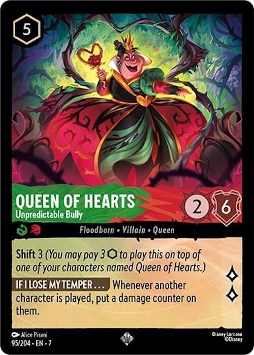 Ravensburger Queen of Hearts - Unpredictable Bully (95/204) (Archazia's Island) by LAB7 Malta, Europe