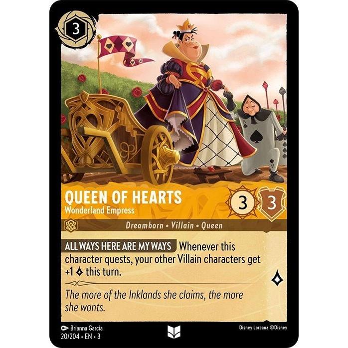 Ravensburger Queen of Hearts - Wonderland Empress (20/204) (Into the Inklands) by LAB7 Malta, Europe