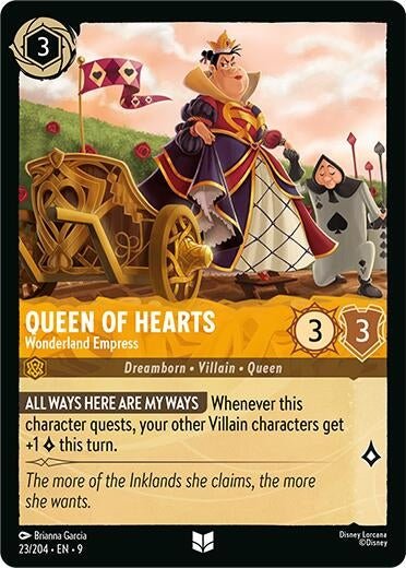 Ravensburger Queen of Hearts - Wonderland Empress (23/204) (Fabled) by LAB7 Malta, Europe