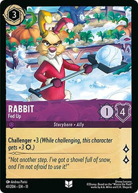 Disney Lorcana Rabbit - Fed Up by LAB7 Malta, Europe