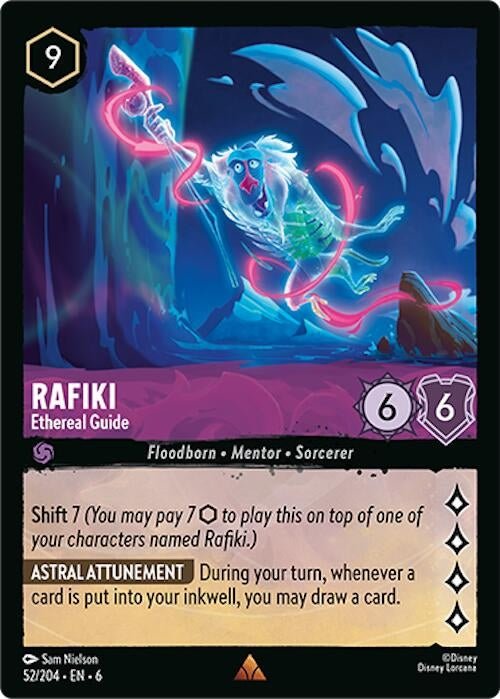 Ravensburger Rafiki - Ethereal Guide (52/204) (Azurite Sea) by LAB7 Malta, Europe